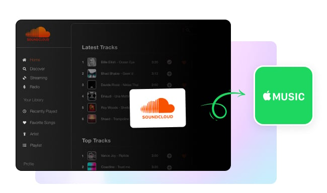 3 Quick Ways to Transfer SoundCloud to Apple Music