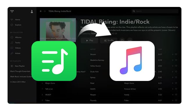 Transfer Tidal music to Apple Music