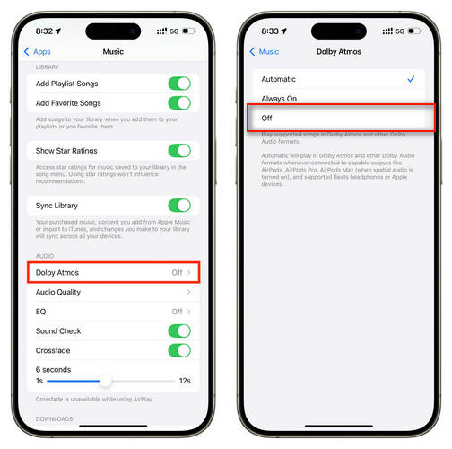 Turn Off Dolby Atmos On Phone to make sound louder