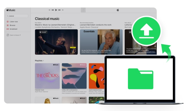 upload music to apple music