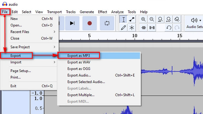 Use Audacity to Convert Music to MP3