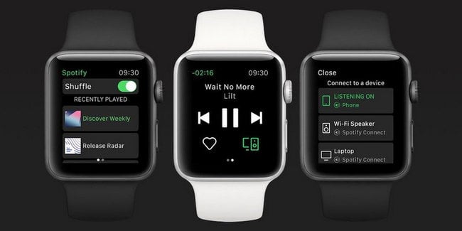 use spotify on apple watch