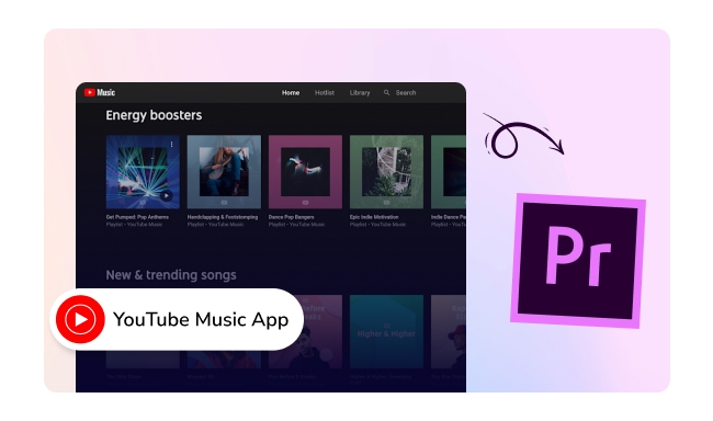 use youtube music on premiere pro