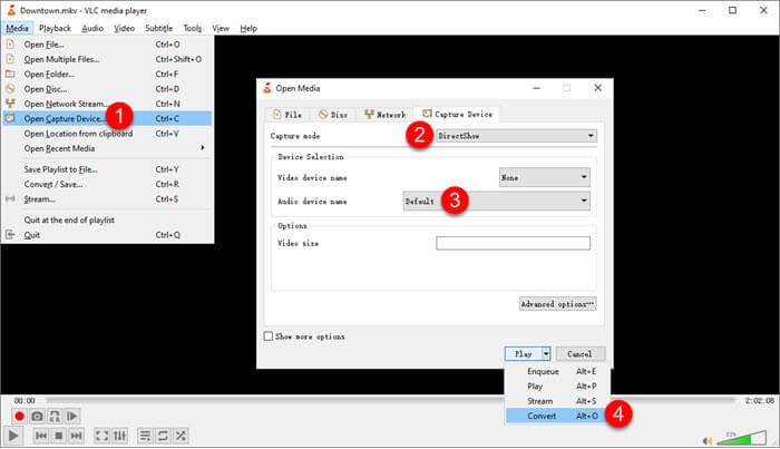 VLC Media Player main interface