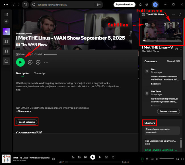 Play Video Podcasts on the PC