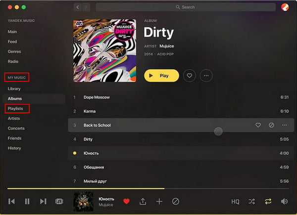 Transfer Spotify to Yandex Music