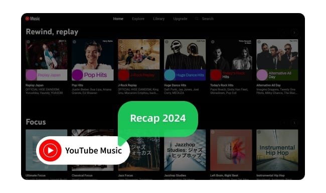 View YouTube Music Recap 2024