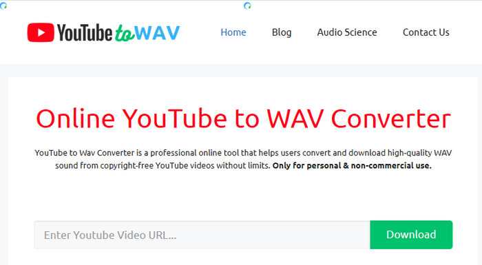 YouTubetoWAV