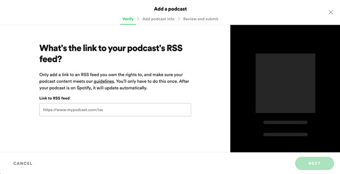 upload podcasts to Spotify 2