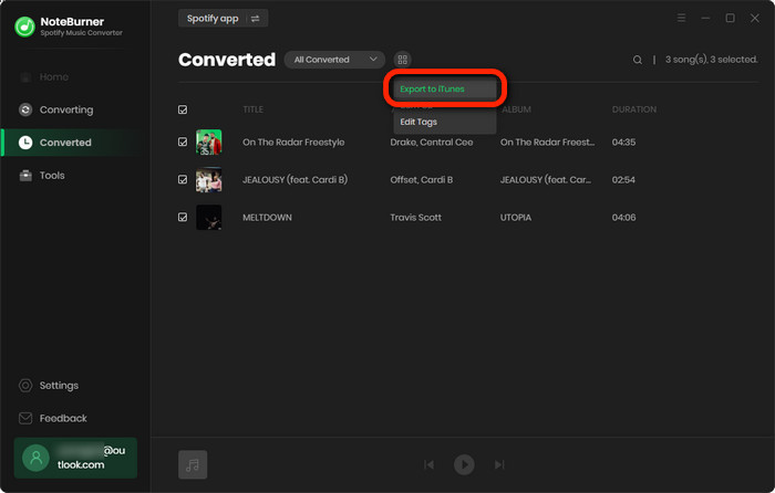 spotify playlist export text other