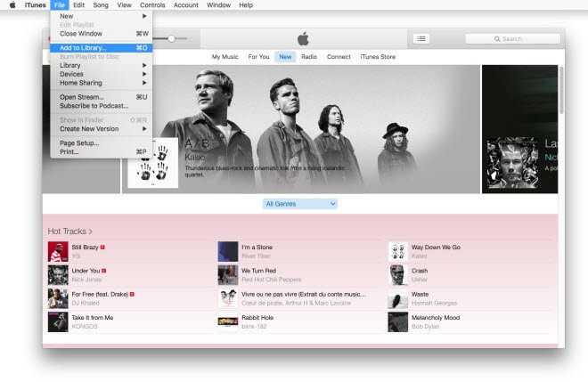 open spotify app in itunes