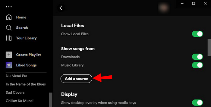 add local music to spotify desktop