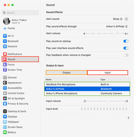 Choose Correct Output Speaker for spotify