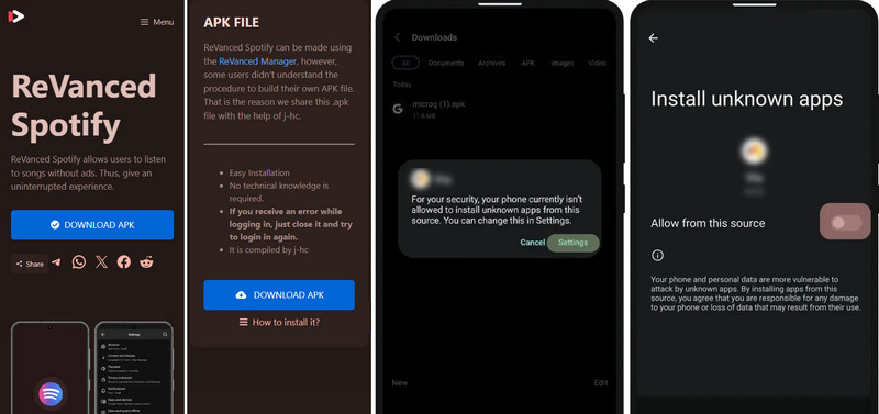 download ReVanced Spotify mod apk