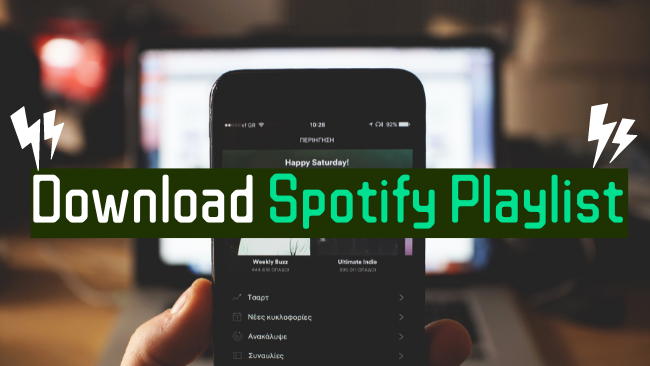 how to download playlist on spotify