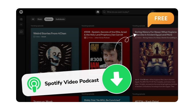 Download Spotify Video Podcasts on Phone/PC
