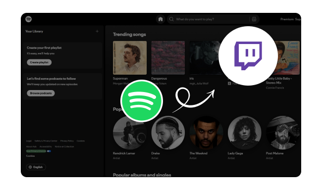 Play Spotify on Twitch Legally
