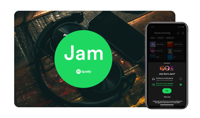 Start Spotify Jam - Listen to Spotify with Friends