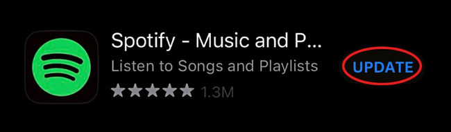 Update Spotify App