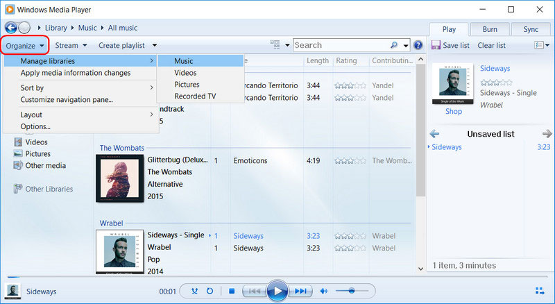 copy itunes file to wmp