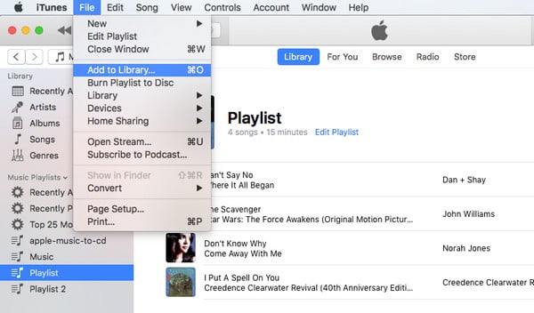 add spotify playlist to apple music