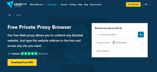 free unblock youtube at school with Hide.me Free Proxy