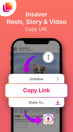 InSaver download instagram video on android or iphone