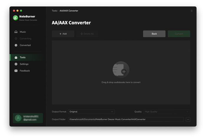 Convert AA/AAX Audiobooks