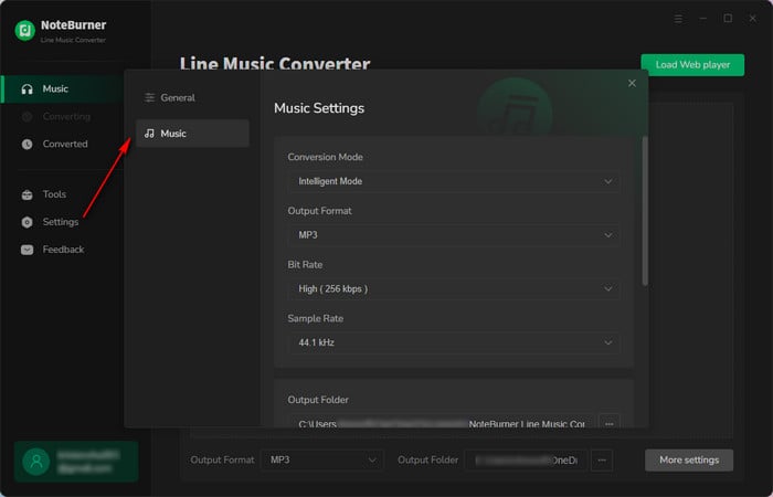 Download Line Music To Mp3 Format Noteburner