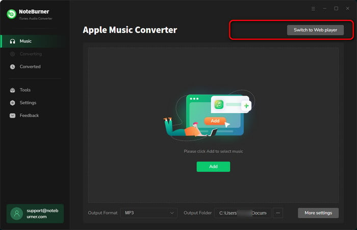 noteburner apple music to mp3 converter