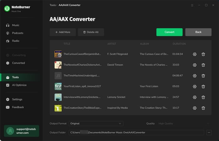 AA/AAX Converter