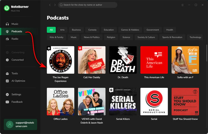  noteburner podcast download free