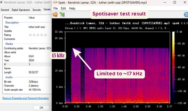 Spotisaver test result