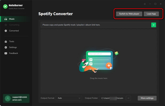 noteburner for spotify