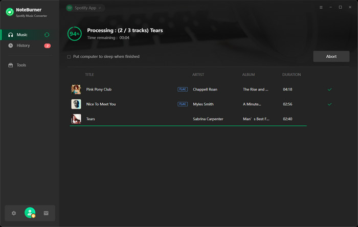 download lossless FLAC from spotify