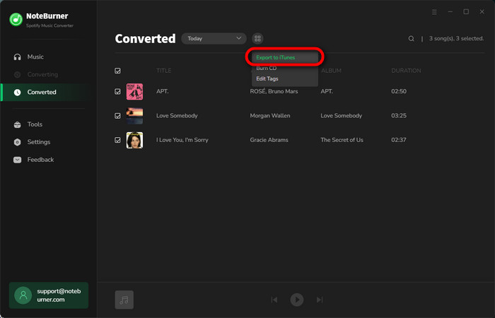 noteburner spotify music converter for windows serial