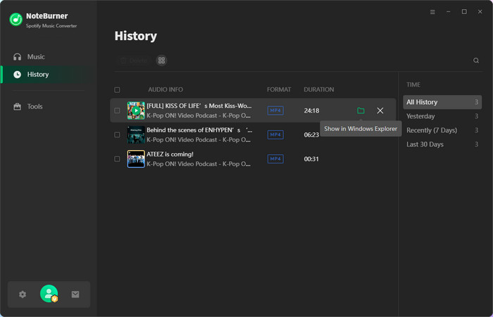 history video podcast