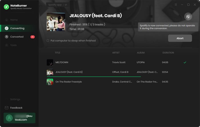 converting Spotify to m4a