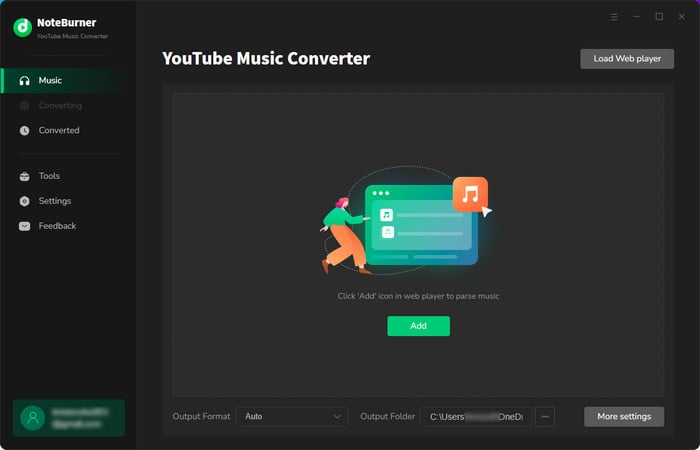 record youtube music