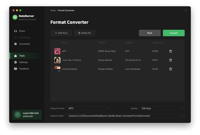 noteburner spotify music converter for mac