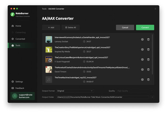 AA/AAX Converter