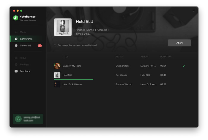 batch convert tidal music