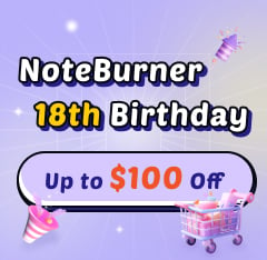 NoteBurner Special Sales